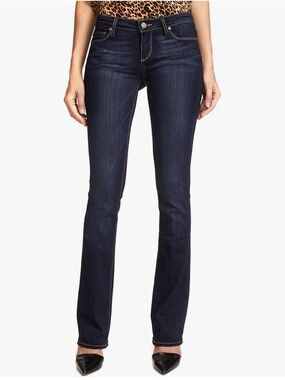 PAIGE Manhattan Dark Indigo Bootcut Jeans Size 28